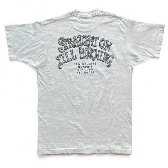 Vintage 90s Blues Traveler Straight On Till Morning Tour Band Shirt FOTL USA L - Picture 2 of 10